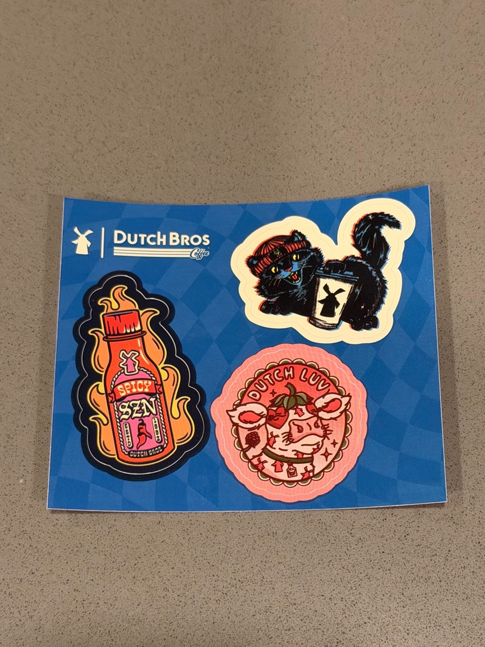 Dutch Bros Sticker Sheet - September sticker drop